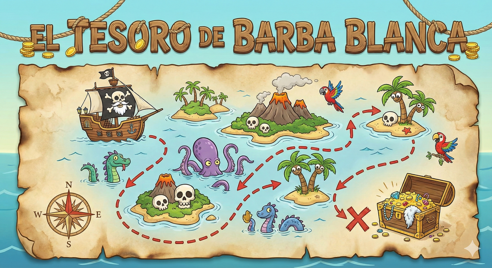 El tesoro de Barba Blanca